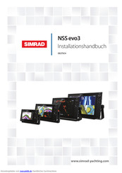 Simrad NSS evo3 Installationshandbuch