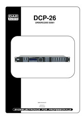 DAPAudio DCP-26 Handbuch