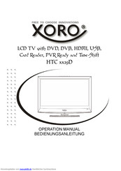 Xoro HTC xx29D Bedienungsanleitung