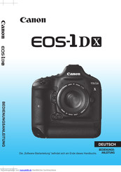 Canon EOS-1Dx Mark II Bedienungsanleitung