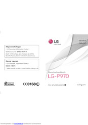 LG LG-P970 Benutzerhandbuch