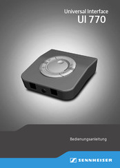 Sennheiser UI 770 Bedienungsanleitung