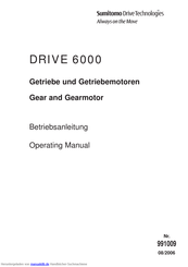 Sumitomo Cyclo Drive 6000 Betriebsanleitung