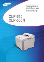 Samsung CLP-550 Anleitung