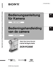 Sony handycam DCR-PC350E Bedienungsanleitung