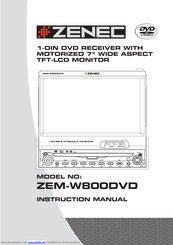 ZENEC ZEM-W800DVD Bedienungsanleitung