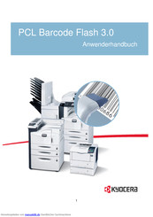 Kyocera PCL Barcode Flash 3.0 Anwenderhandbuch