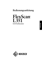 Eizo FlexScan L351 Bedienungsanleitung