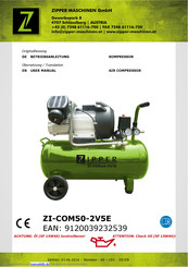 Zipper Maschinen ZI-COM50-2V5E Betriebsanleitung