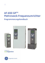 GE AF-650 GP Programmierungshandbuch