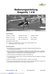 elektroheli Dragonfly 1 #B Bedienungsanleitung
