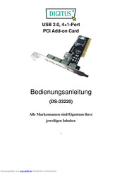 Digitus DS-33220 Bedienungsanleitung