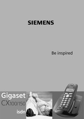 Siemens Gigaset CX100 isdn Handbuch