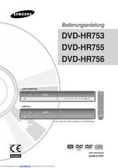 Samsung DVD-HR753 Bedienungsanleitung