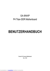 Gigabyte GA-8INXP Benutzerhandbuch