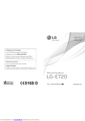 LG E720 Optimus Chic Benutzerhandbuch