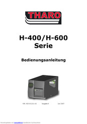 Tharo H-600 Bedienungsanleitung