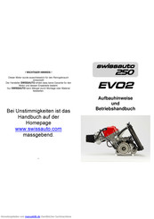 swissauto 250 EV02 Betriebshandbuch