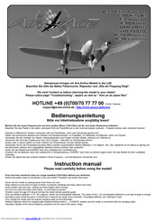Air Ace E-2 Hawkeye Bedienungsanleitung