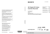 Sony Handycam HDR-TD20E Bedienungsanleitung