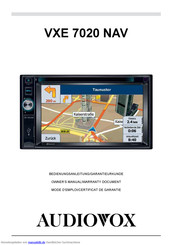 Audiovox VXE 7020 NAV Bedienungsanleitung