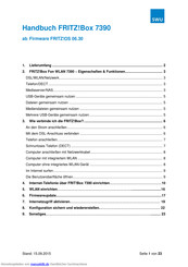 Fritz!Box Fritzbox 7390 Handbuch