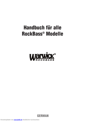 Warwick RockBass Serie Handbuch