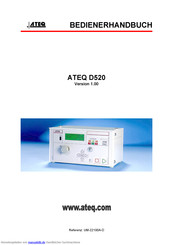 ATEQ D520 Bedienungsanleitung