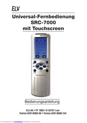 elv SRC-7000 Bedienungsanleitung