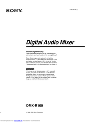 Sony DMX-R100 Bedienungsanleitung