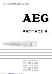 AEG 750 Betriebsanleitung