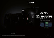 Sony alpha 77 II Installationsanleitung