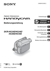 Sony Handycam DCR-HC23E Bedienungsanleitung