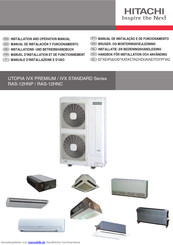 Hitachi UTOPIA IVX PREMIUM Installationshandbuch