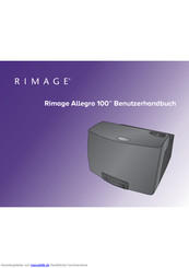 Rimage Allegro 100 Benutzerhandbuch