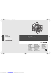 Bosch GML 20 Professional Betriebsanleitung