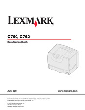 Lexmark C762 Benutzerhandbuch