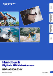 Sony HDR-AS30 Handbuch