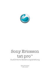 Sony Ericsson txt pro CK15a Bedienungsanleitung