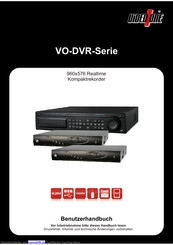 VideoOne VO-DVR-16HD Benutzerhandbuch