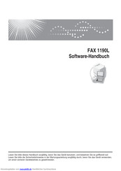 Ricoh FAX 1190L Handbuch