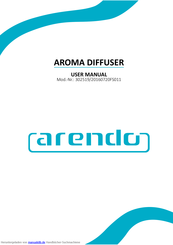 ARENDO AROMA Bedienungsanleitung