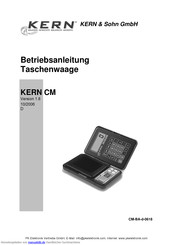 KERN CM 500-GN1 Betriebsanleitung