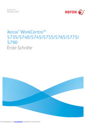 Xerox WorkCentre 5740 Bedienungsanleitung