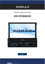 Xomax XM-DTSBN929 Bedienungsanleitung