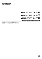 Yamaha MOTIF XF6 Bedienungsanleitung