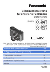 Panasonic Lumix Dc Tz91 Bedienungsanleitung Pdf Herunterladen Manualslib