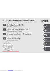 Epson Stylus office TX610FW Benutzerhandbuch