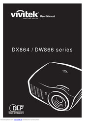 Vivitek DX864 series Benutzerhandbuch