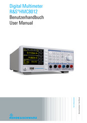 R&S HMC8012 Benutzerhandbuch